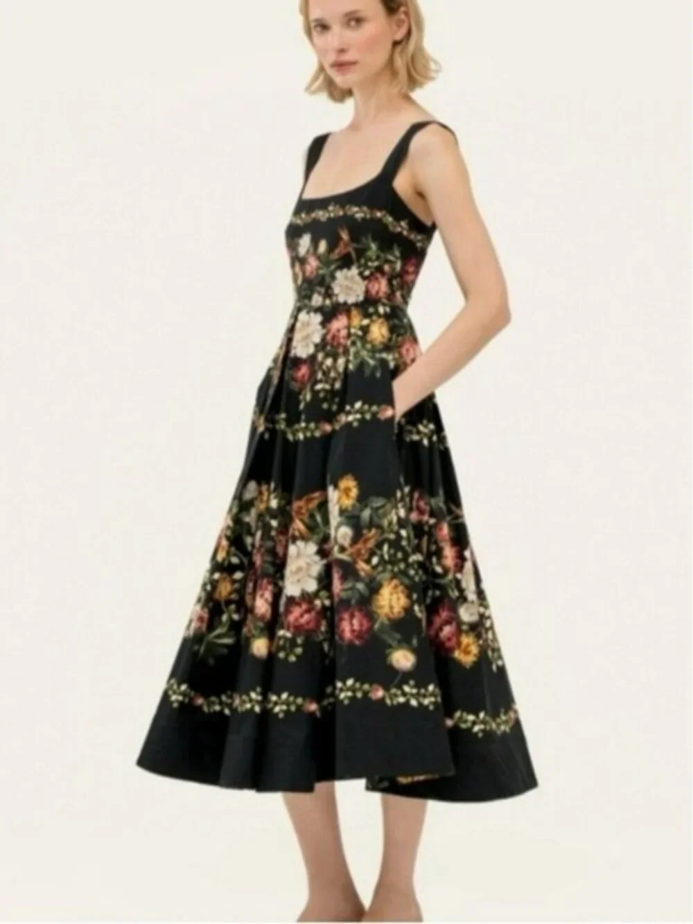 AGUA BY AGUA BENDITA Alcaparra Paramo Midi Dress - Picture 2 of 14